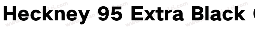 Heckney 95 Extra Black Outline字体转换